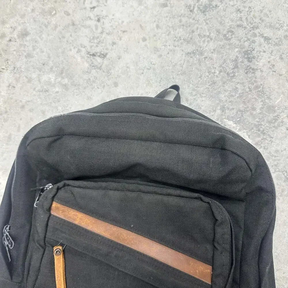 Vintage Eddie Bauer Black Canvas Backpack